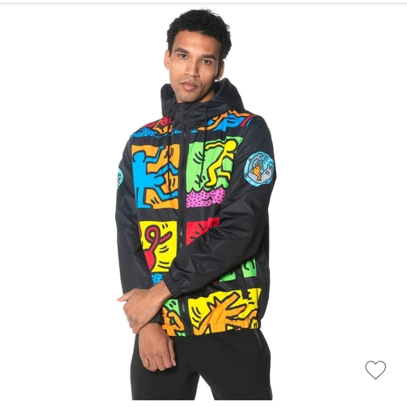 LIMITED[RARE] Members Only Men's Keith Haring Windbreaker Jacket - Picture 5 of 5
